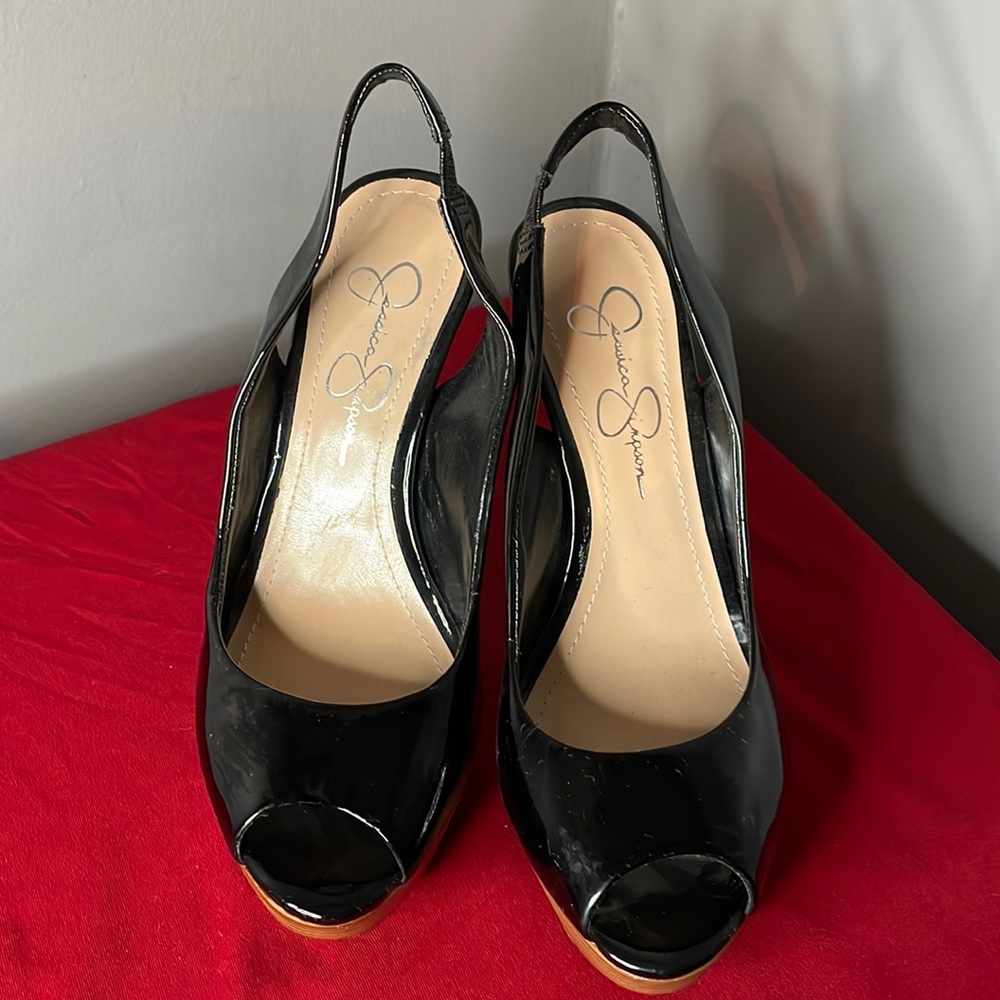 Steve Madden open top sling back heels